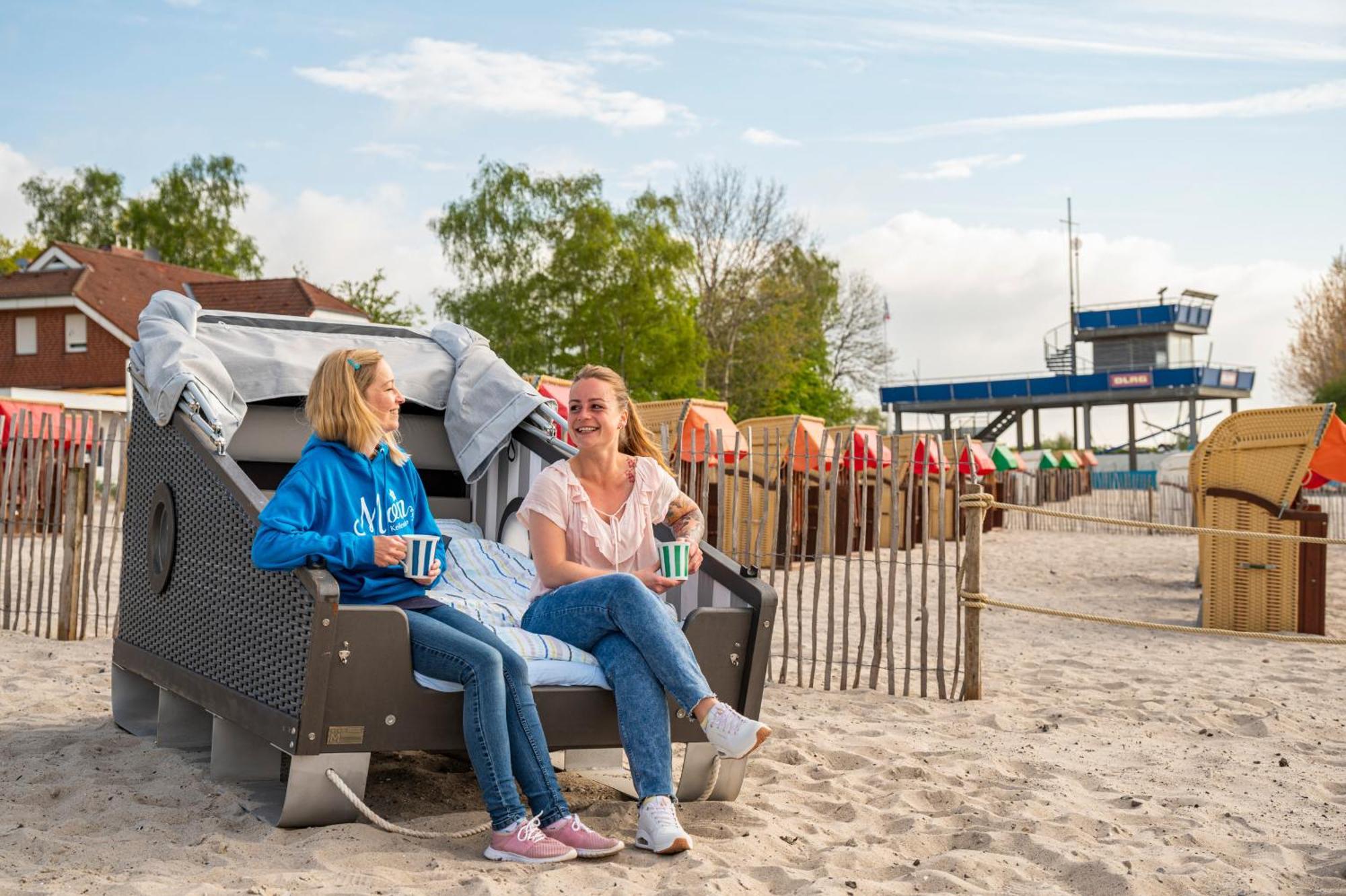 Schlafstrandkorb Nr 1 Kellenhusen Esterno foto